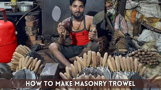 Complete Procedure Of How To Make Masonry Trowel | Cement Thapi | Construction Tools