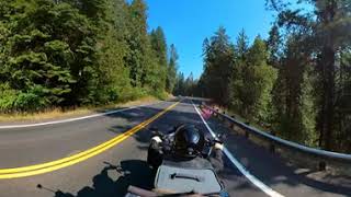 Motorcycle ride up Lolo pass in VR | #motorcycletravel #virtualreality by Two Wheels Big Life 8,609 views 1 year ago 1 minute