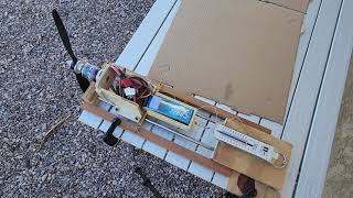 Video 1 of 4. Thrust Meter Control test with Control Propeller MA11x6