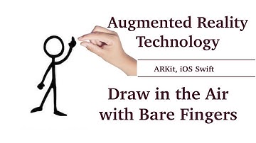 Draw in the Air with Bare Fingers | ARKit Paint with Fingers | AR Library | 3D | iOS - swift