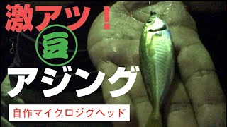 アジング 真剣に豆アジを狙ってきたよ 自作ジグヘッドの効果は Youtube