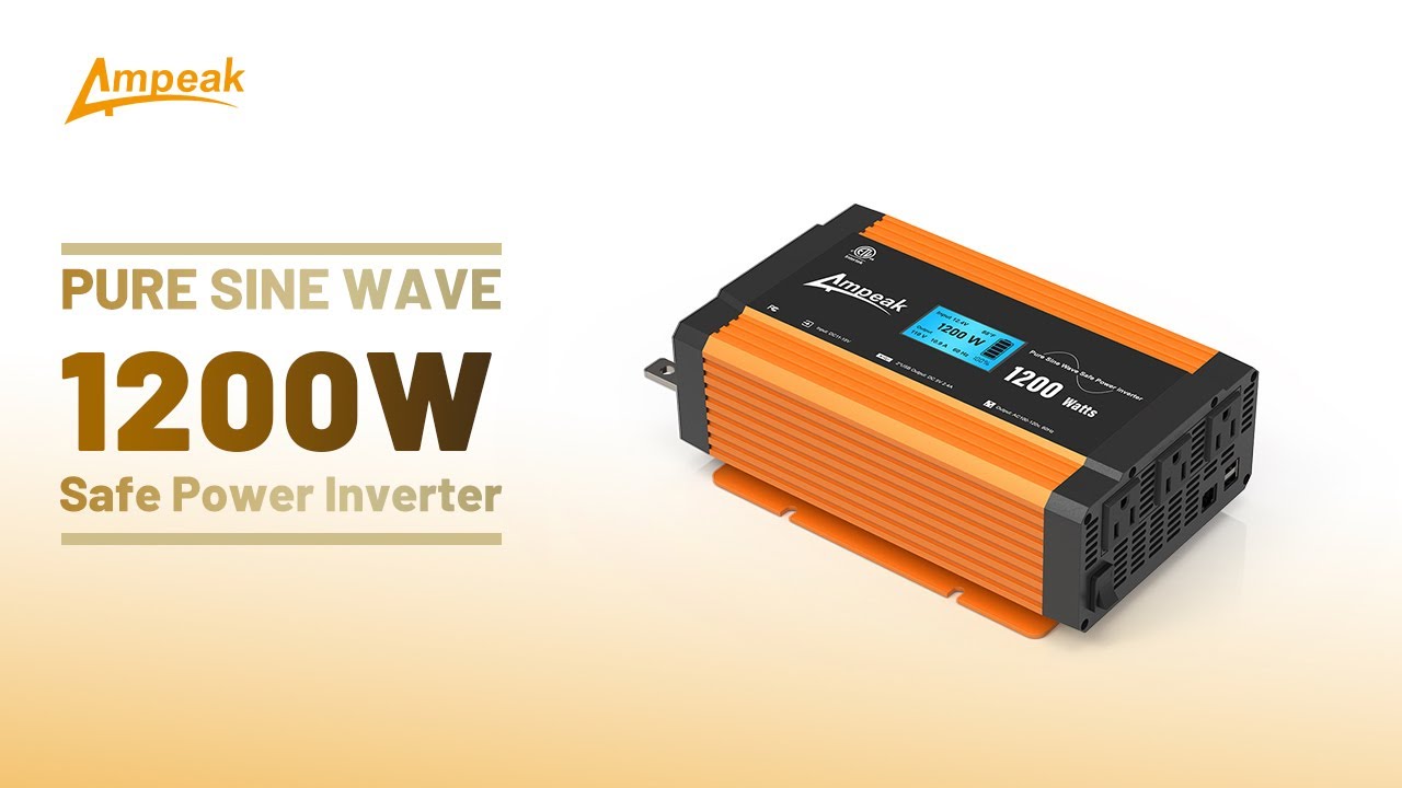 POWALL 2000W Pure Sine Wave Inverter w/ Remote Control -Newpowa