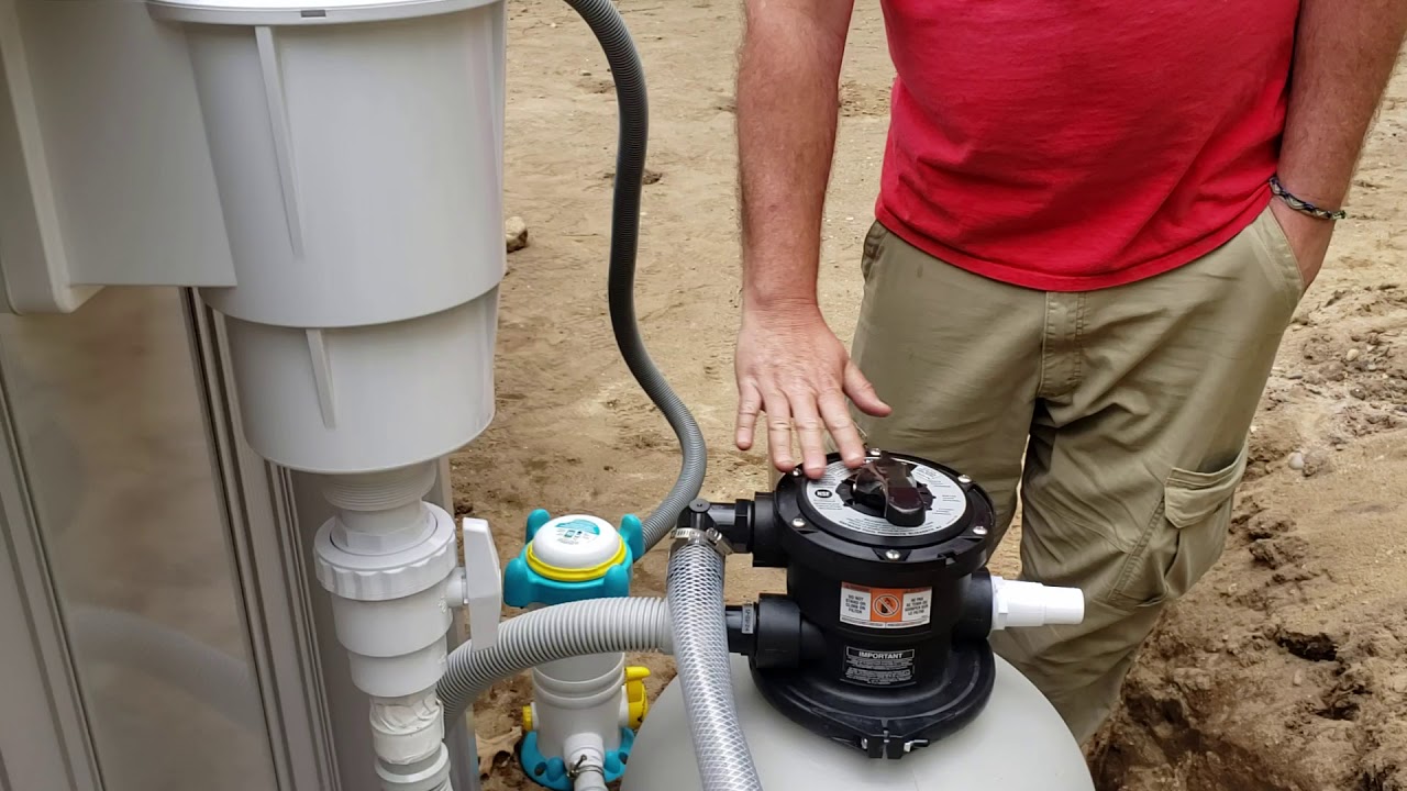 How To Start Your Sand Filtration System For The First Time YouTube