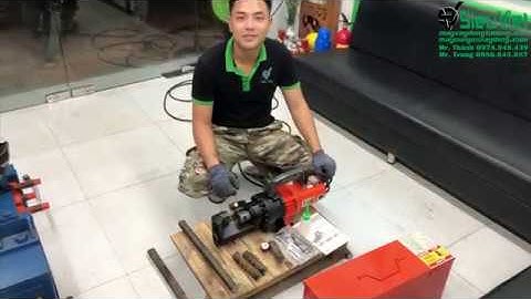 Test máy cắt thép thủy lực cầm tay Seoul Handy 32C