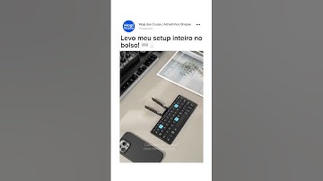 Achei o Teclado Perfeito pra Levar na Mochila (K028C) - Vale a pena? UNBOXING SHOPEE #celular