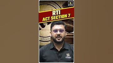 What is Disposal Of Request in RTI Act 2005? #utkarshugcnet #rti_act_2005 #shorts