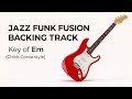 Jazz Funk Fusion Backing Track - Key of Em (Chick Corea style)