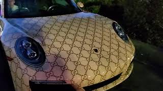 Gucci Wrapped Porsche 911 