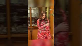 Neelam Muneer Stuns In Red Saree