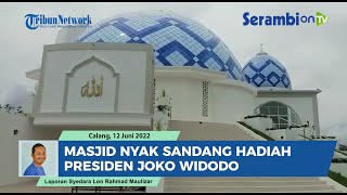 Masjid Nyak Sandang Hadiah Presiden Jokowi, Penghargaan Atas Pembelian Pesawat Seulawah RI 01