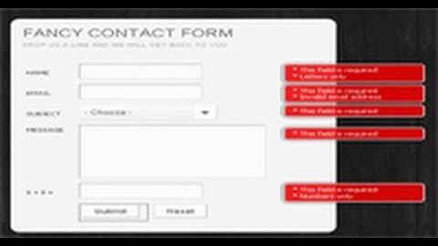 Tutoriel jquery (valider un formulaire en jquery) | By NewDzign