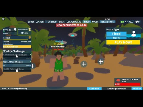 New Island Royale Codes Working Youtube - codes that work for roblox duels 3 music