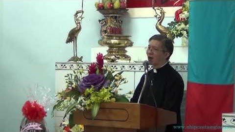 Chia sẻ của linh mục Phanxicô Xaviê Bảo Lộc tại Thánh thất Bàu Sen (24.12.2012)