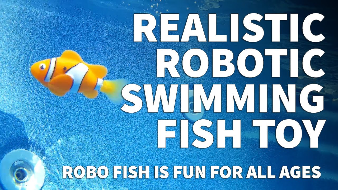 Zuru Robo Fish – Realistic Robotic Fish Toy – Water Activated Fish Swims  Underwater 