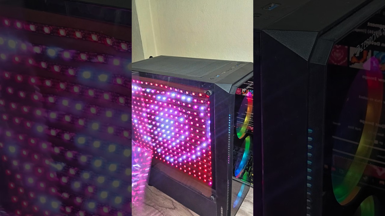 I Turned My PC Side Panel Into a Display 🤯