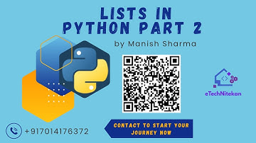 Lists basics (Mutability, Concatenation, Repetition, Slicing)