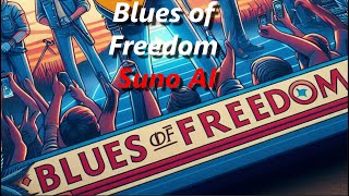 Blues of Freedom (AI Song, 3m19s) - Song crafted using Suno AI - #aisong #aisongs