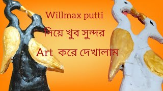 Wall Max putti /putti craft/and bards /this like my channel# long #varil#putti.