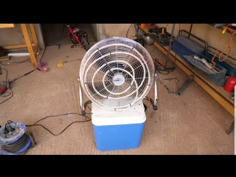 اختراع وابتكار طريقة عمل مكيف للتخلص من حرارة الصيف وسخونة الهواء = simple inventions