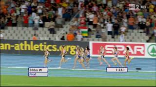 800m women FINAL 20th European Athletics Championships Barcelona 2010 HD