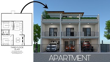 Apartment Building in Planner 5D (Digital walk through and renders) by Ayuh