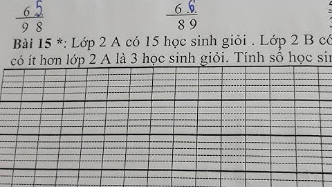 Toán Lớp 1- Luyện Thi Học Sinh Giỏi- Giải Toán Có Lời Văn- 2