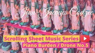 Scrolling Piano Sheet Music - Piano Improvisation - J.J. Coetzee - Drone 5