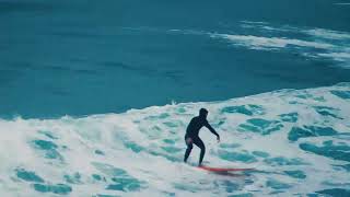 Random Guy Surfing Sand Dollar, Big Sur Ca