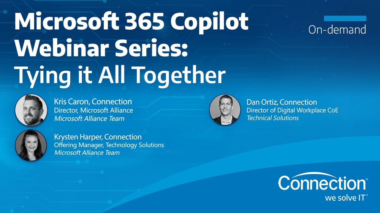 Microsoft 365 Copilot Webinar Series - YouTube