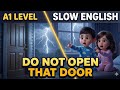 Who's at the Door During the Storm?| Slow English Story #englishforkids#stormynight