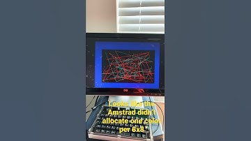 Amstrad CPC core on ZXUNO with random lines program