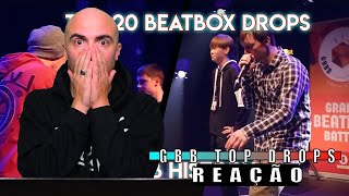 QUE VIOLÊNCIA!!! TOP 20 Beatbox Drops in GBB [REAÇÃO] Deixa ver