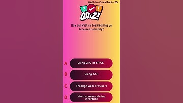 How can KVM virtual machines be accessed remotely?