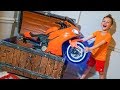 Tema ride on Sportbike Tractor and Play with Magic Toys