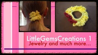 How To Crochet Hair Scrunchies