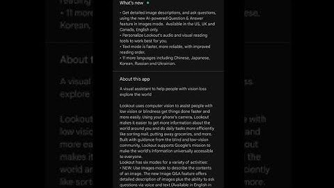Google Lookout new artificial intelligent update for blind image objects background reading using AI
