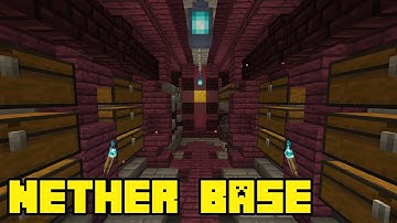 Building a Nether Base in Minecraft 1.16