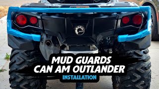 How to install Mud Flaps on your Can Am Outlander in under 20 minutes