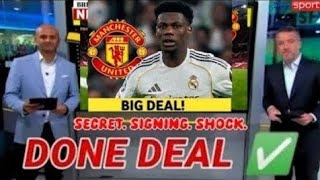 MAN UNITED READY TO SHOCK EUROPE WITH TCHOUAMÉNI MEGA MOVE!