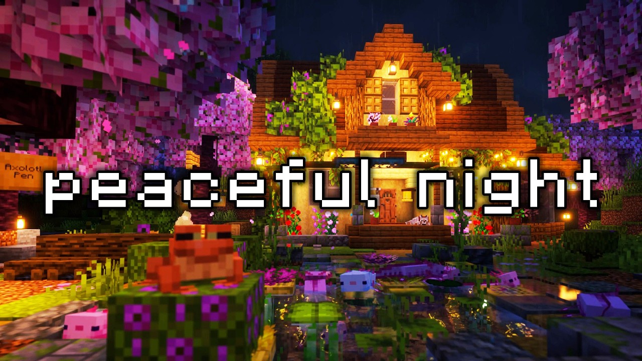 you did a lot today, sleep in peaceful... (minecraft music w/rain ambience)