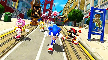 Sonic Run MULTIPLAYER!!! - Sonic Forces: Running Battle
