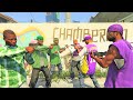 GTA 5 NPC Wars 23 (Families vs Ballas)