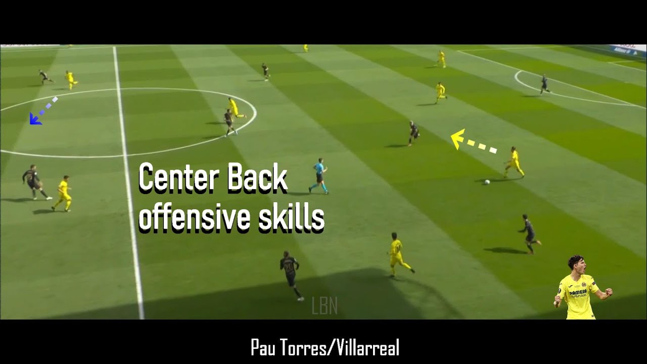 Center Back/offensive skills　センターバックの攻撃的技術＆戦術