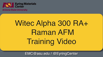 Witec Alpha 300 RA+ basic training