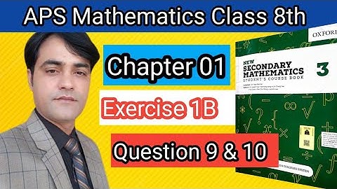 Exercise 1B Question No 9 and 10 II Maths 8th II New Secondary Mathematics Book 3 II Loss/Profit