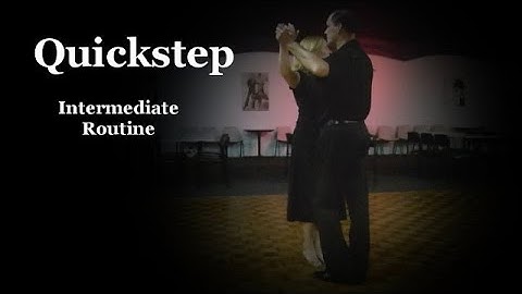 Quickstep Intermediate Routine for social dancers