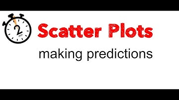 Scatter Plots (Making Predictions) - 2min
