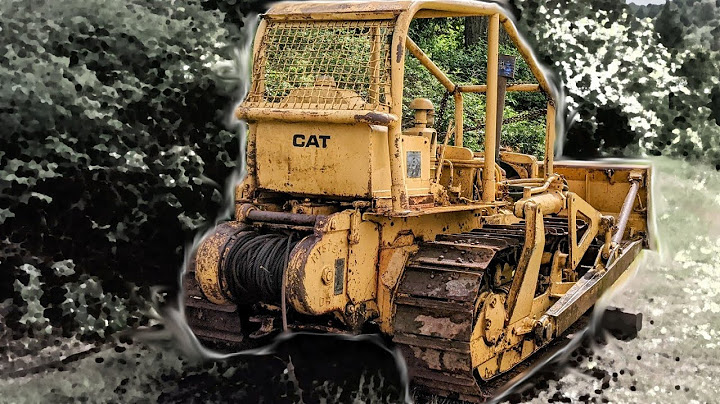 Caterpillar D4 Hyster winch rebuild (part 1)