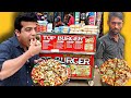 ऐसा Pizza जो करदे Brands Ko फेल | Top Burger ka Top Ka overloaded pizza | Street food india