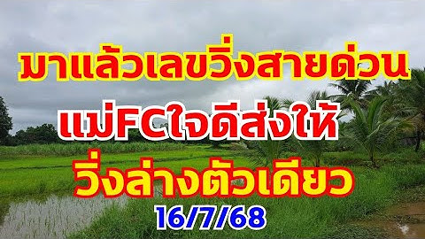 มาด่วนๆ เลขวิ่งสายด่วน แม่Fcส่งให้ วิ่งล่างตัวเดียว 16/7/68
